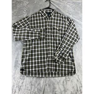 Ralph‎ Lauren Polo Men's XL Green/yellow Plaid Button-Down  Shirt